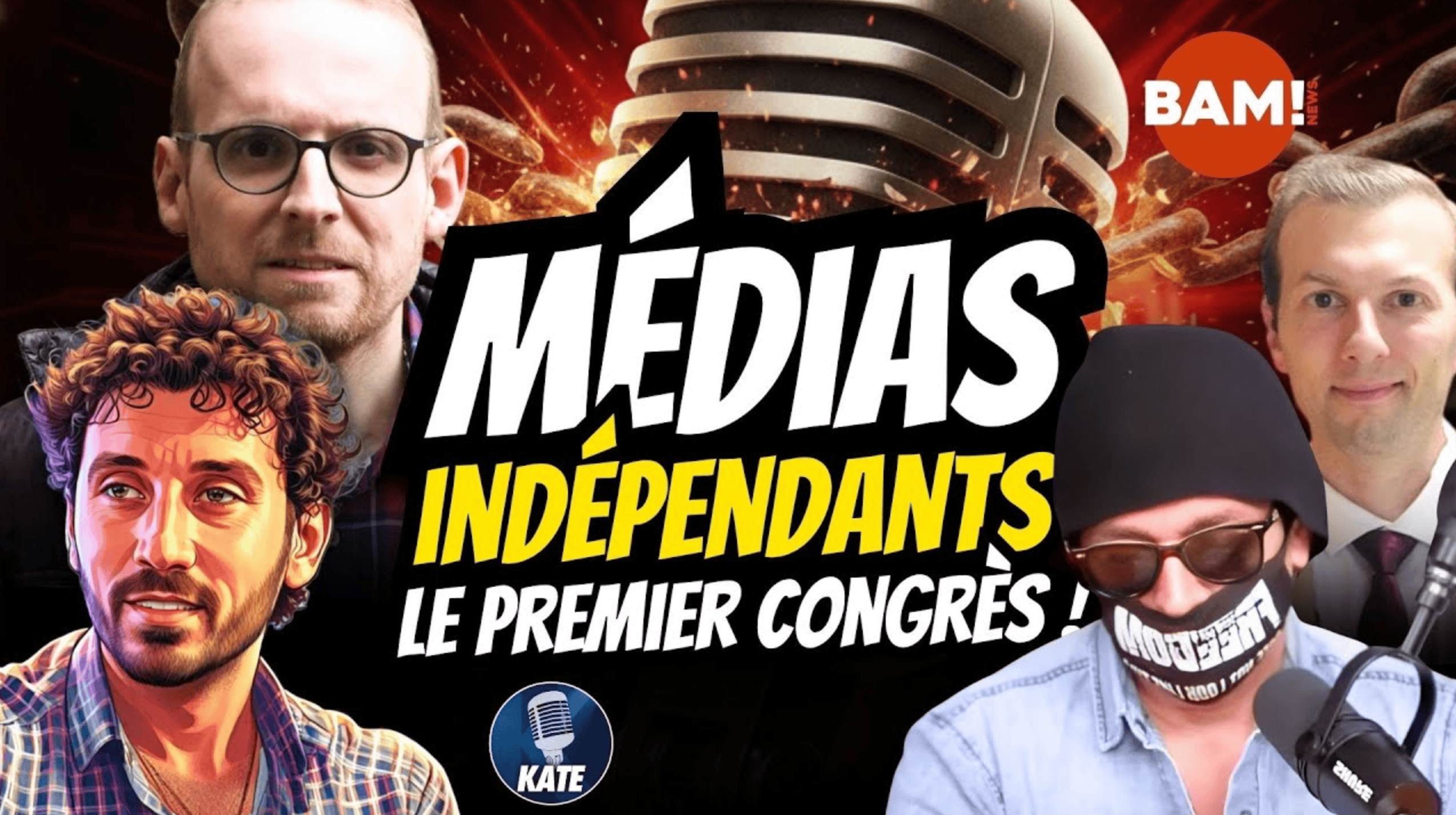 « Vive les médias indépendants » — ils organisent le premier congrès des médias libres ! (VIDÉO)