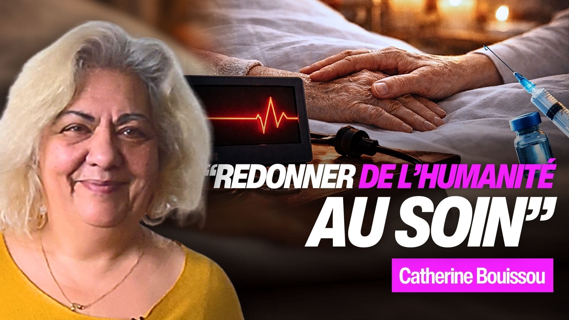 Obligation vaccinale et loi sur l’euthanasie – Catherine Bouissou du Syndicat Liberté Santé (VIDÉO)