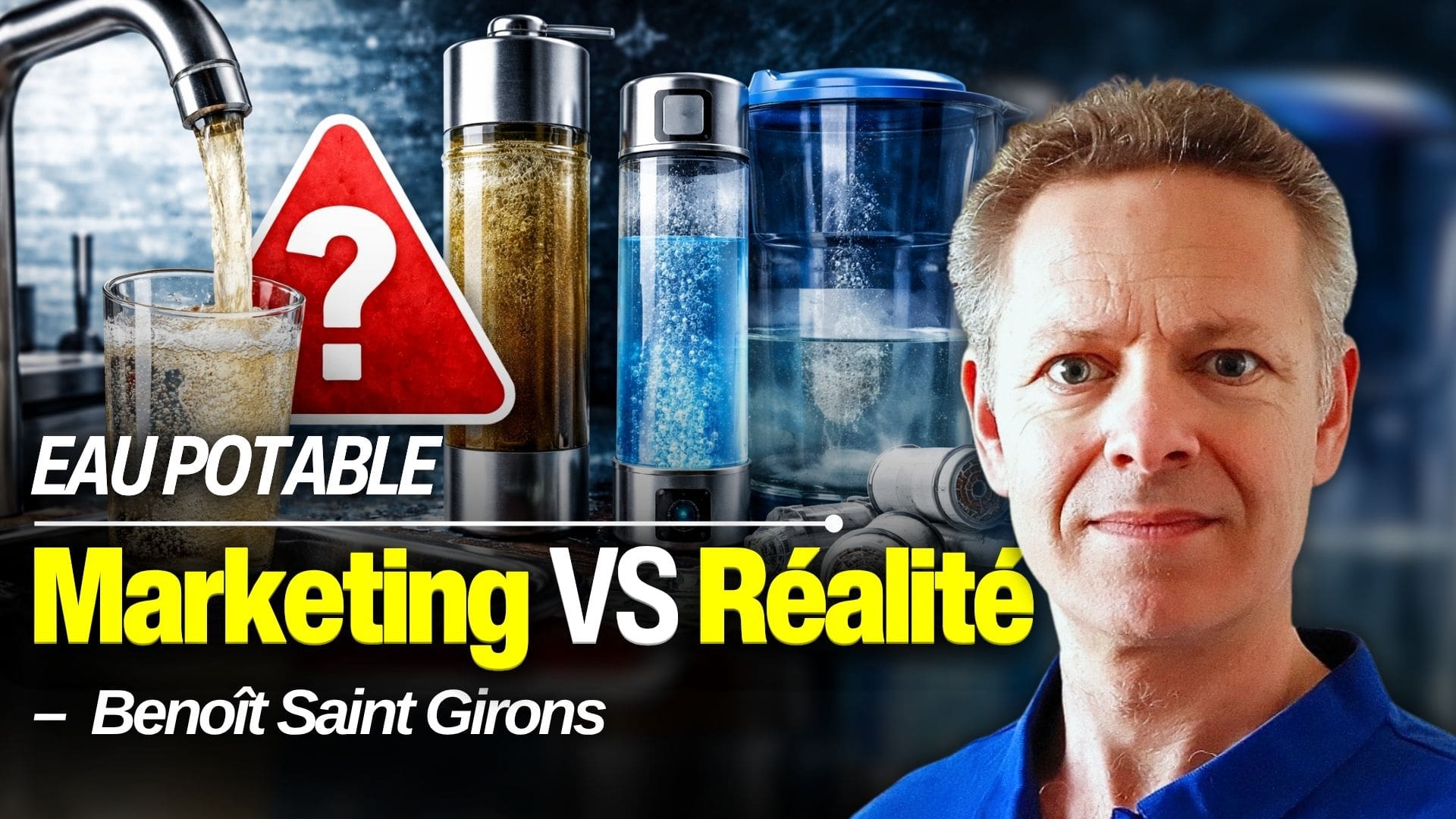 Ce spécialiste démonte le plus grand mensonge sur l’eau dite « potable » – Benoît Saint Girons (VIDÉO)