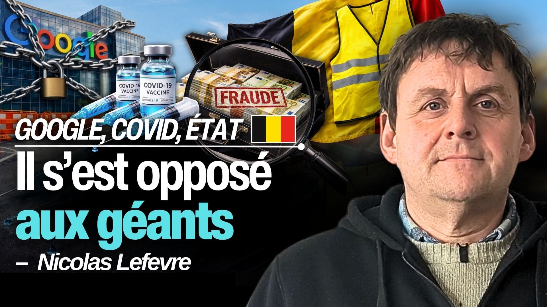 Il a bloqué Google, contré l’obligation vaccinale et dénoncé 150 millions de fraude – Nicolas Lefevre (VIDÉO)