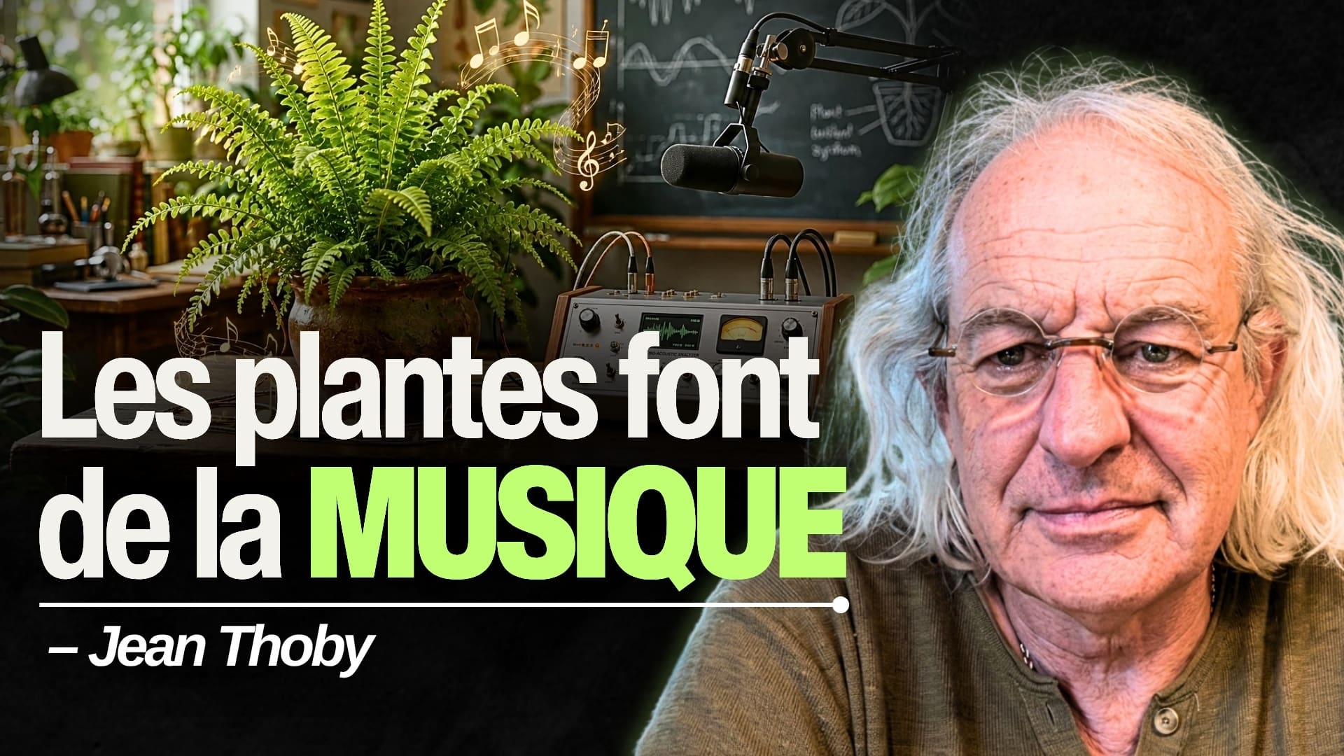La musique des plantes : les découvertes étonnantes de Jean Thoby